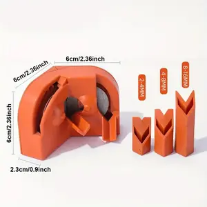 Multi-functional Drill Bit Sharpener, Portable Drill Bit Sharpening Tool Set for Twist & Impact Drills, No Power Required, Home Improvement Accessories