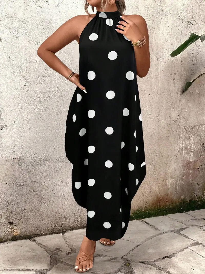 black and white polka dot dress outfit - TikTok Shop