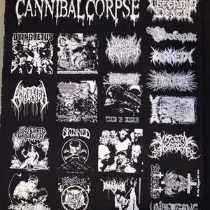 Brutal death metal patches sheet diy decoration