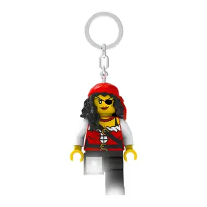 LEGO Keychain Light - Pirate Princess (KE193H) 3 Inches Tall 175% Scale LED Light Up Key Ring Posable Figure