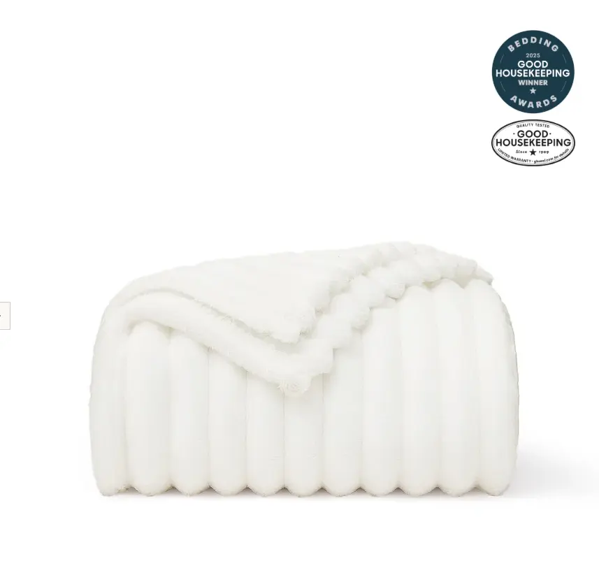 Blanket GentleSoft By Bedsure White Blanket GentleSoft By Bedsure White