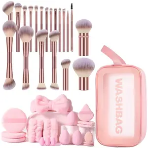 39 Piece Professional Makeup Brush Set, Multi-Functional Brushes for Face and Eye Makeup, Includes Foundation Brush, Powder Brush, Eyeshadow Brush, Makeup Brushes Kits