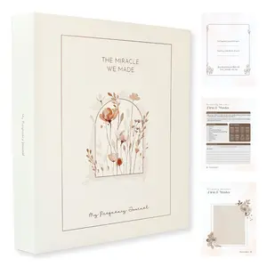 Pregnancy Journal and Notebook for Moms-to-be: A Keepsake Memory Book and Tracker for Expecting Women, Organized Diary and Album to Record Baby and Moms Journey, Growing Milestones, and First Moments, 118 Pages