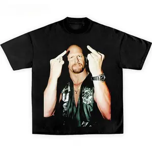 😍 STONE COLD STEVE AUSTIN New T-Shirt - Wrestling/WWE Theme, Sports/Workout Style, Soft Cotton (added), Machine Washable, Casual Comfortable, Perfect Gift for Him/Her