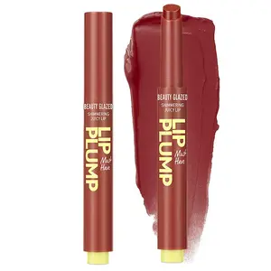 BEAUTY GLAZED Juicy Lip Oil Slick Click - Plumping, Moisturizing, Non-Sticky Vegan Lip Balm for a Shiny, Buildable Finish Gloss Lightweight lippie stix