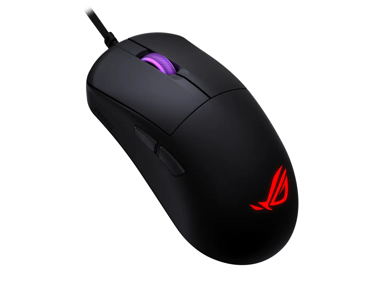 ASUS ROG Harpe Mini Core Wired Gaming Mouse - Wired USB, Small Compact Design, Right-Handed, 52g Lightweight, 12K DPI, Pro-Approved, Gear Link Web-Based Configuration, PC/Mac Support - Black