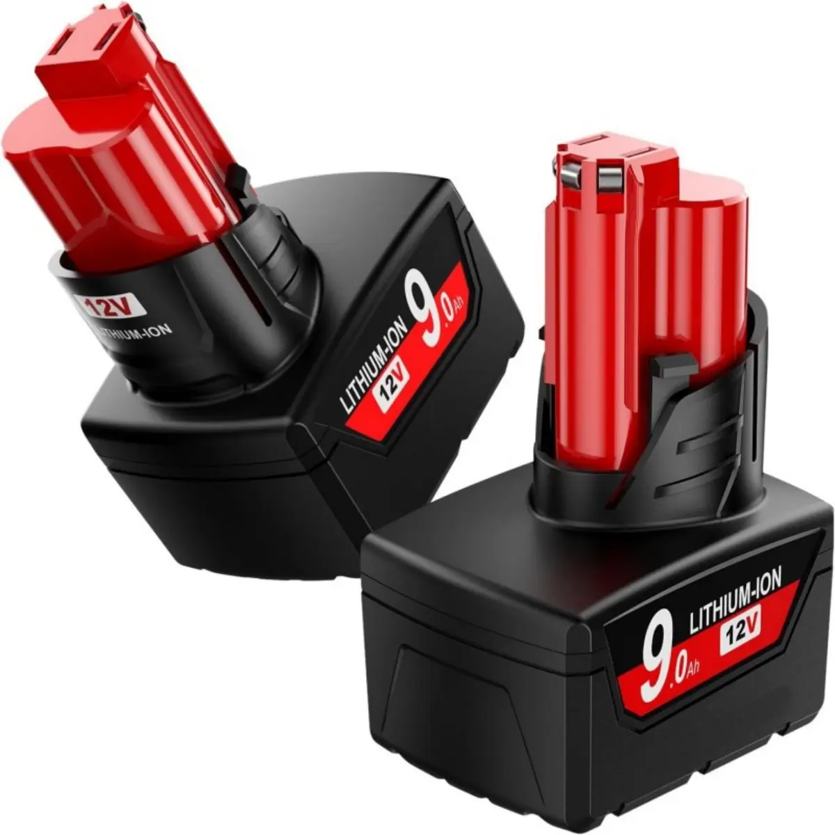 Battery Replacement for Milwaukee M12: 12v Lithium-ion 9.0Ah Batteries Compatible with 48-11-2440 48-11-2402 48-11-2411 48-11-2420 Cordless Power Tools