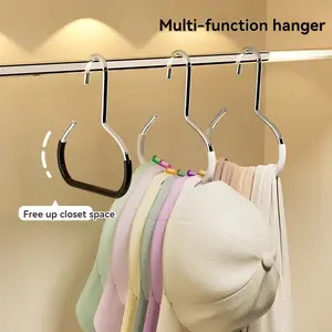 New hat rack, a magical hat storage solution that can hang up to 8 tall hats at once. Ideal for dorm rooms, wardrobes, and home use. Multifunctional hanging display rack with baseball cap straps, traceless and hookless design. Wall mounted holder