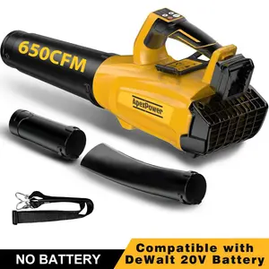 Brushless Cordless Leaf Blower for DEWALT 20V Max, 160 MPH with Turbo, Electric Power Blower Tool for Yard, Patio, Garden, Snow Blowing, Leaves Cleaning, Bare Tool