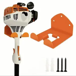 Wall-Mounted Garden Electric Tool Holder, Durable Metal Storage Rack for Organizing Tools & Accessories, Ideal for Garages & Workshops