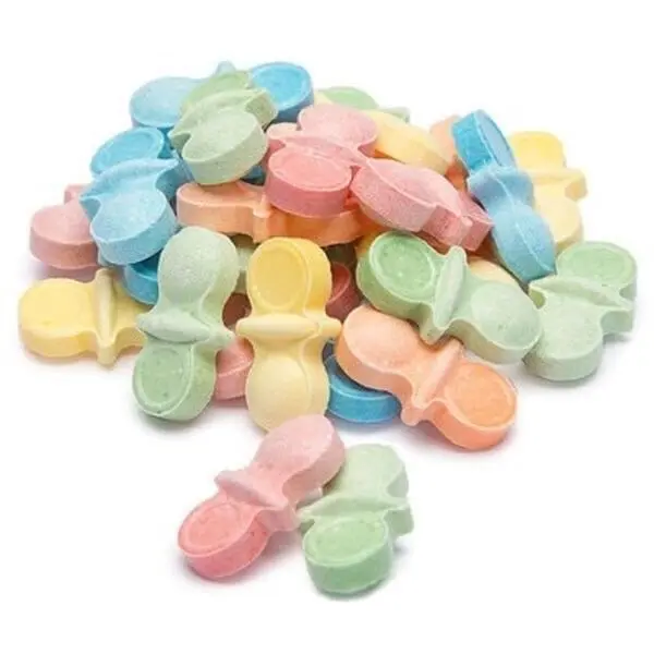 Oh Baby Pacifier Fruit Flavored Candy - Assorted Colors Bulk Candy retro classic Candy fruity
