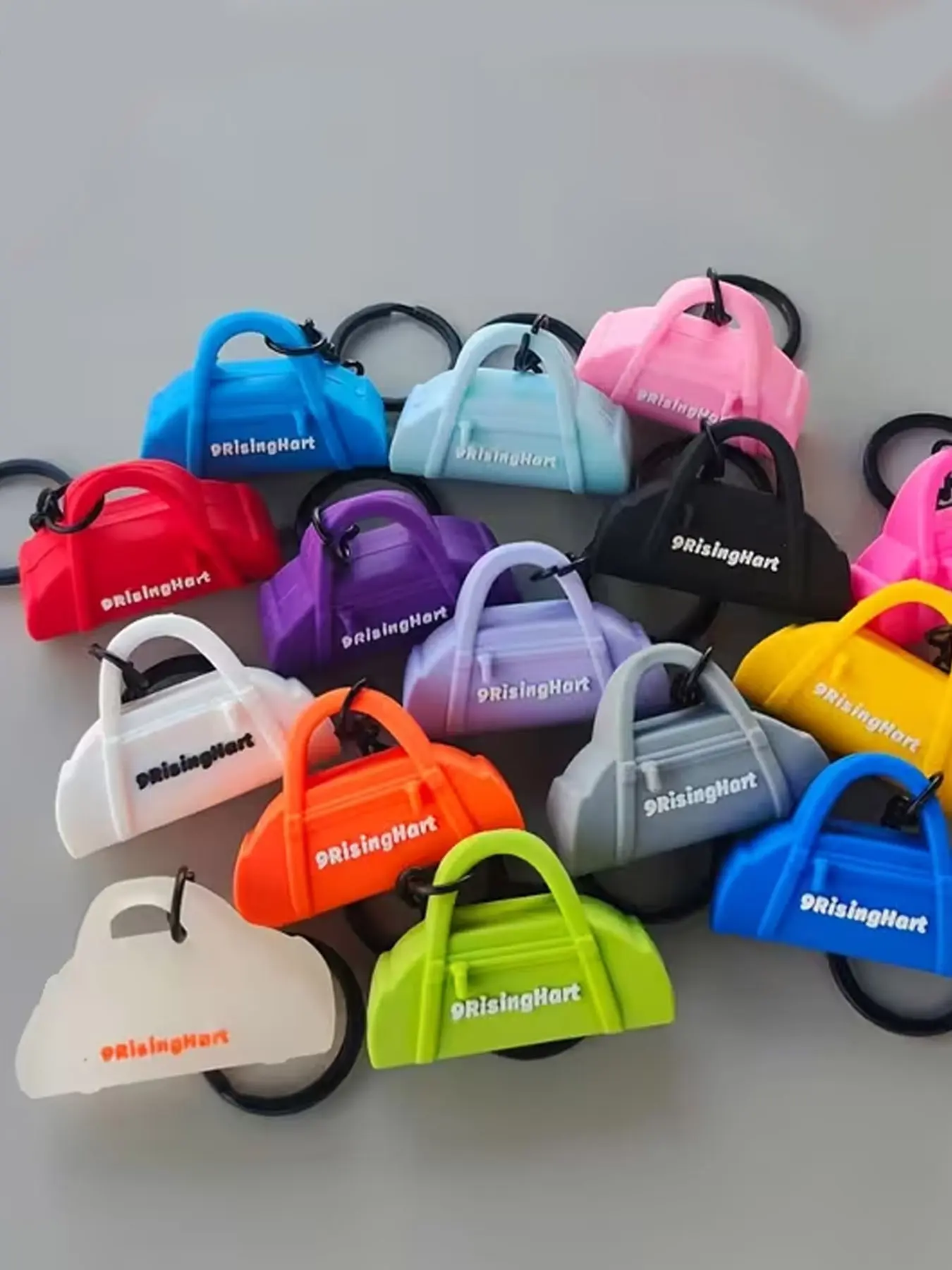 Mini Handheld Yoga Bag Shaped Keychain - Soft Rubber Fitness Yoga Bag Hanging Keychain, Sports And Fitness Style, New Year/Various Festivals/Party Gifts, Homecoming Season Small Gifts, Personalized And Unique Keyring.