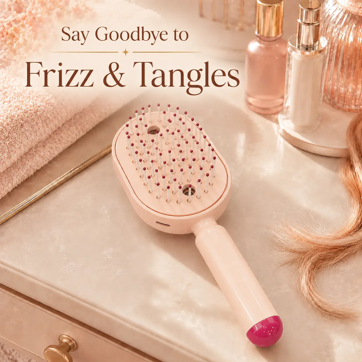 No More Bad Hair Days!  | The Viral Spray Brush That Makes Hair Shine & Feel Like Silk #HairTransformation #MustHave