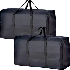 Moving Bags with  Zippers & Carrying Handles, Storage Bags Storage Totes for Clothes, Moving Supplies, Space Saving  Storage Bag Organizer for Moving, Traveling (2 Pack)