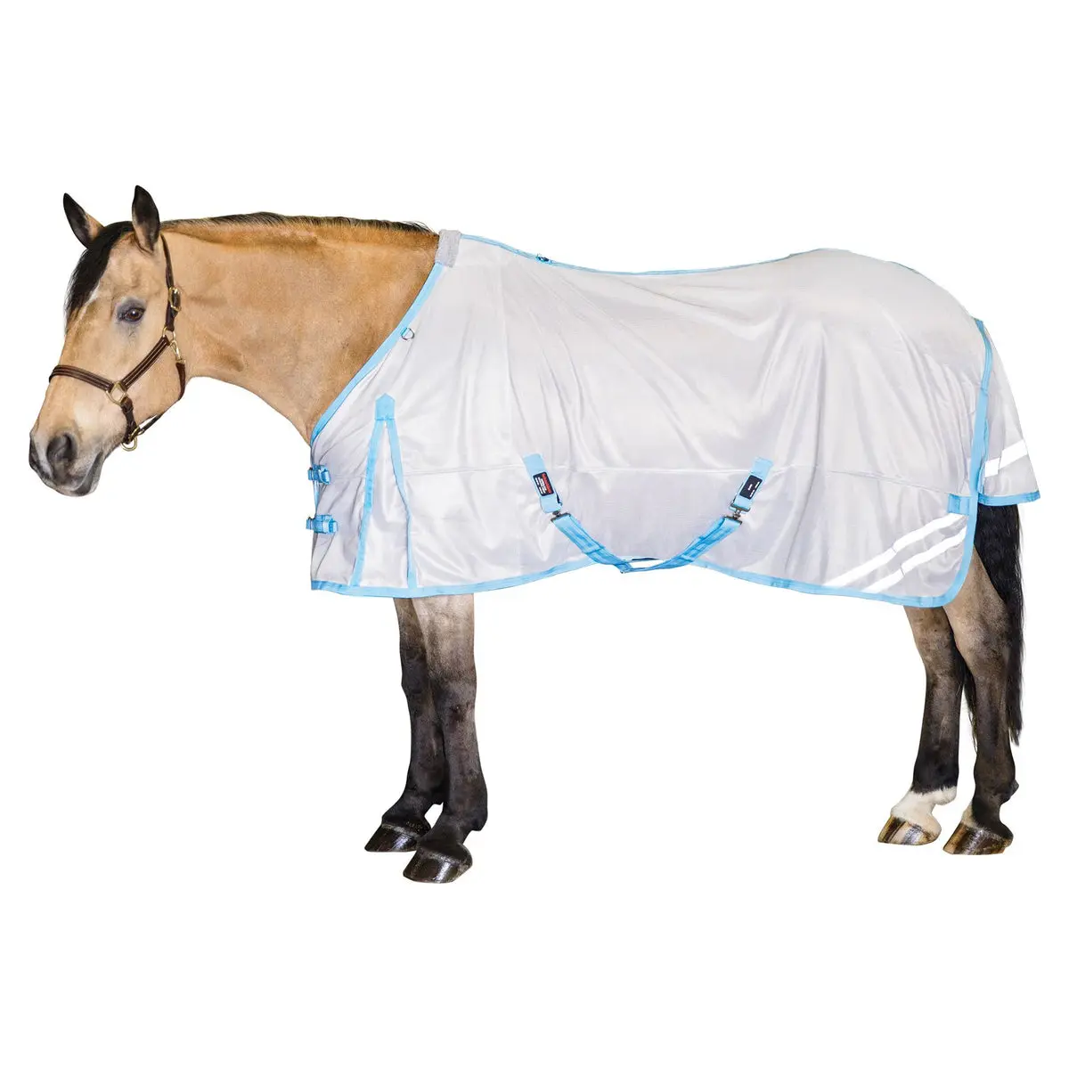 Schneiders Cooling Soft Interlock Mesh II Fly Sheet, Oversized Euro Surcingle Design, Equestrian Horse Bedding with UV Protection & Insect Defense