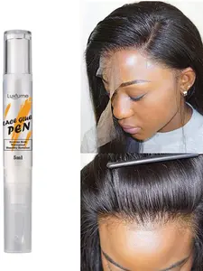 Transparent Waterproof Formula Lace Glue Pen, 5ML Large Capacity, Sweat-Resistant Long-Lasting, Ideal for Wigs, Hair Extensions, Hair Pieces, Luxfume