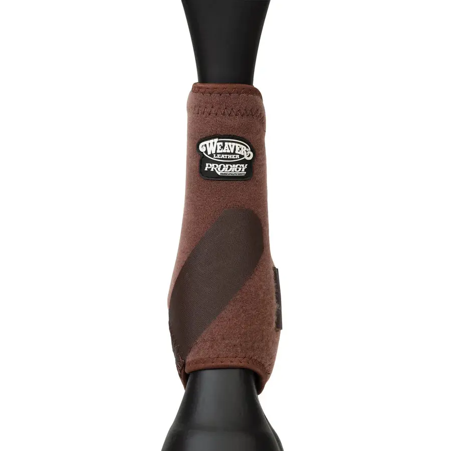 Weaver Leather Prodigy Performance Athletic SMB Boots - Shock-Absorbing Neoprene Horse Leg Protection - Multiple Sizes Brown / Small