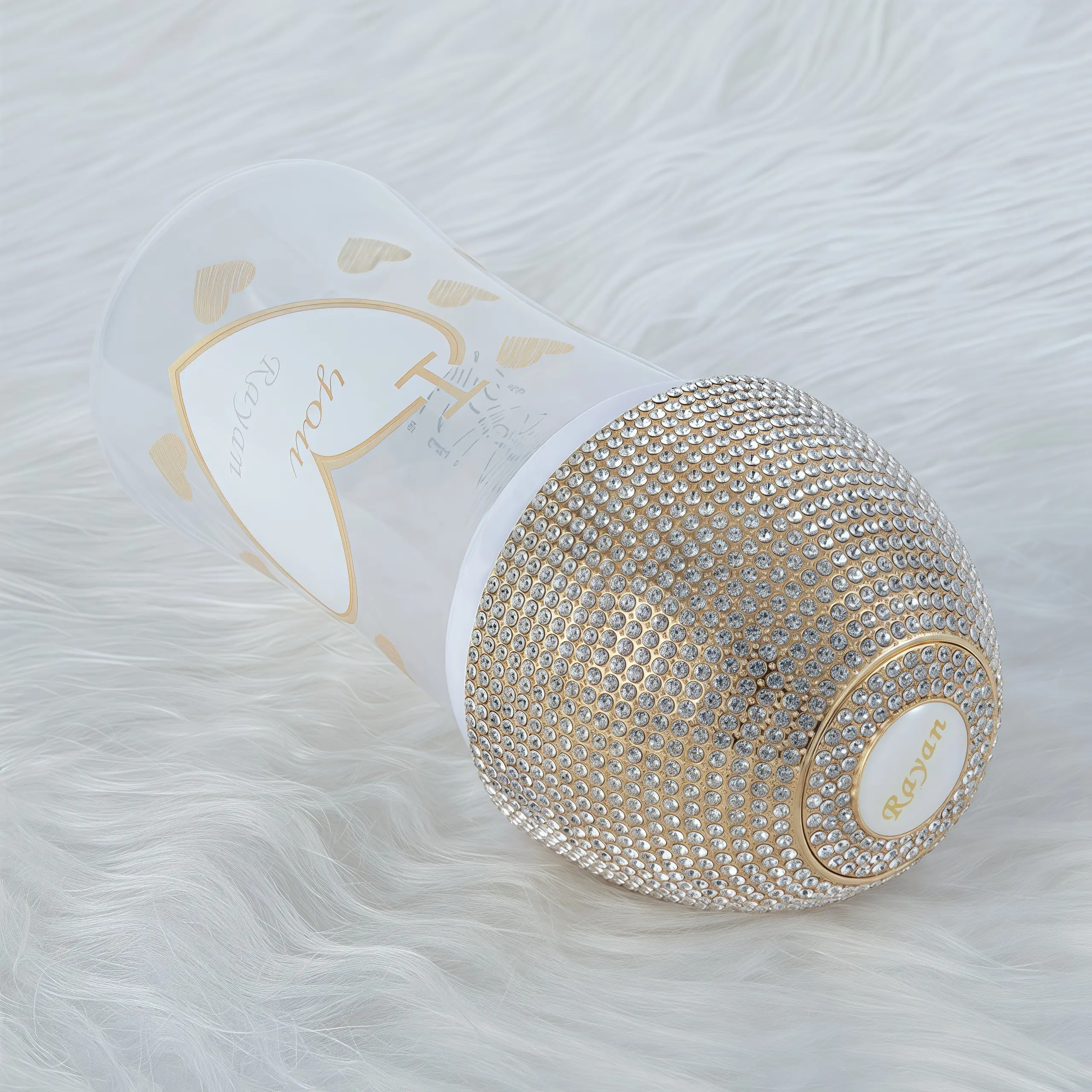 Custom Name Luxury Baby Bottle – Gold Crystal Rhinestone Keepsake, Exclusive Gift for Newborn, Baby Shower, Birth Announcement, Hospital Discharge, Photoshoots