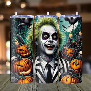 Showtime Halloween Tumblers - Perfect for Your Beverage - Portable Bottle - Drinkware Flasks Mug tumbler design swig 360 cup waterbottle Bottled Water Bottles Washable Reusable Stylish