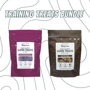 Training Treats Bundle, USA 100% Sourced and Produced, Healthy Single-Ingredient Human-Grade Natural Treats for Dogs and Cats- Exclusive Bundle Pack