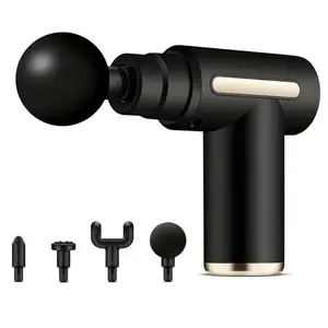 Electric Massage Machine with ReplacementHeads, 1 Set Portable Handheld Muscle MassageGUn #GLOBAL PICKS