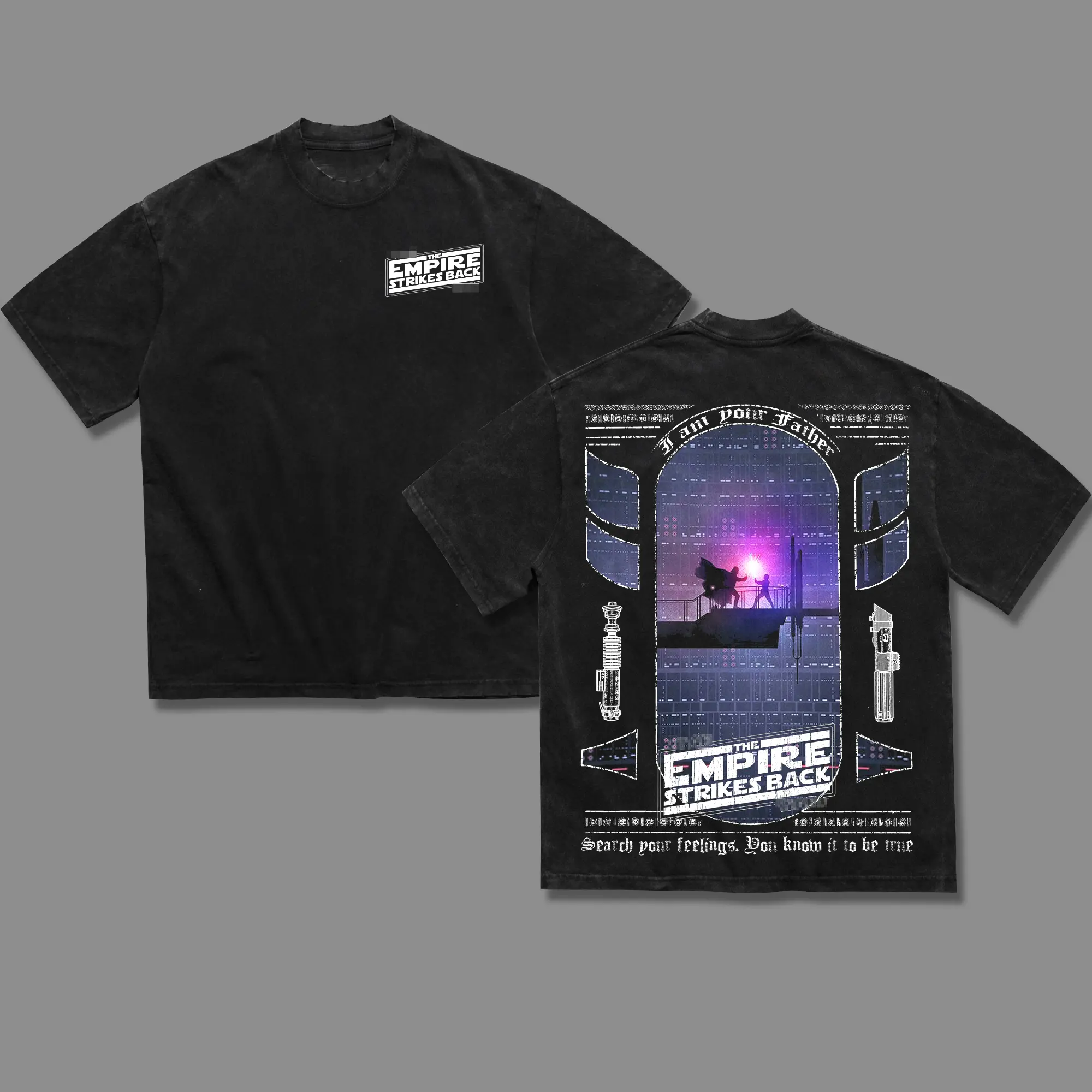 Episode 5 The Empire Strikes Back Menswear Gift for movie fans Top Apparel Classic Oversized Seamless Simple Straight Man designer shirts Men's Regular Fit Floral Print Tee logo ver