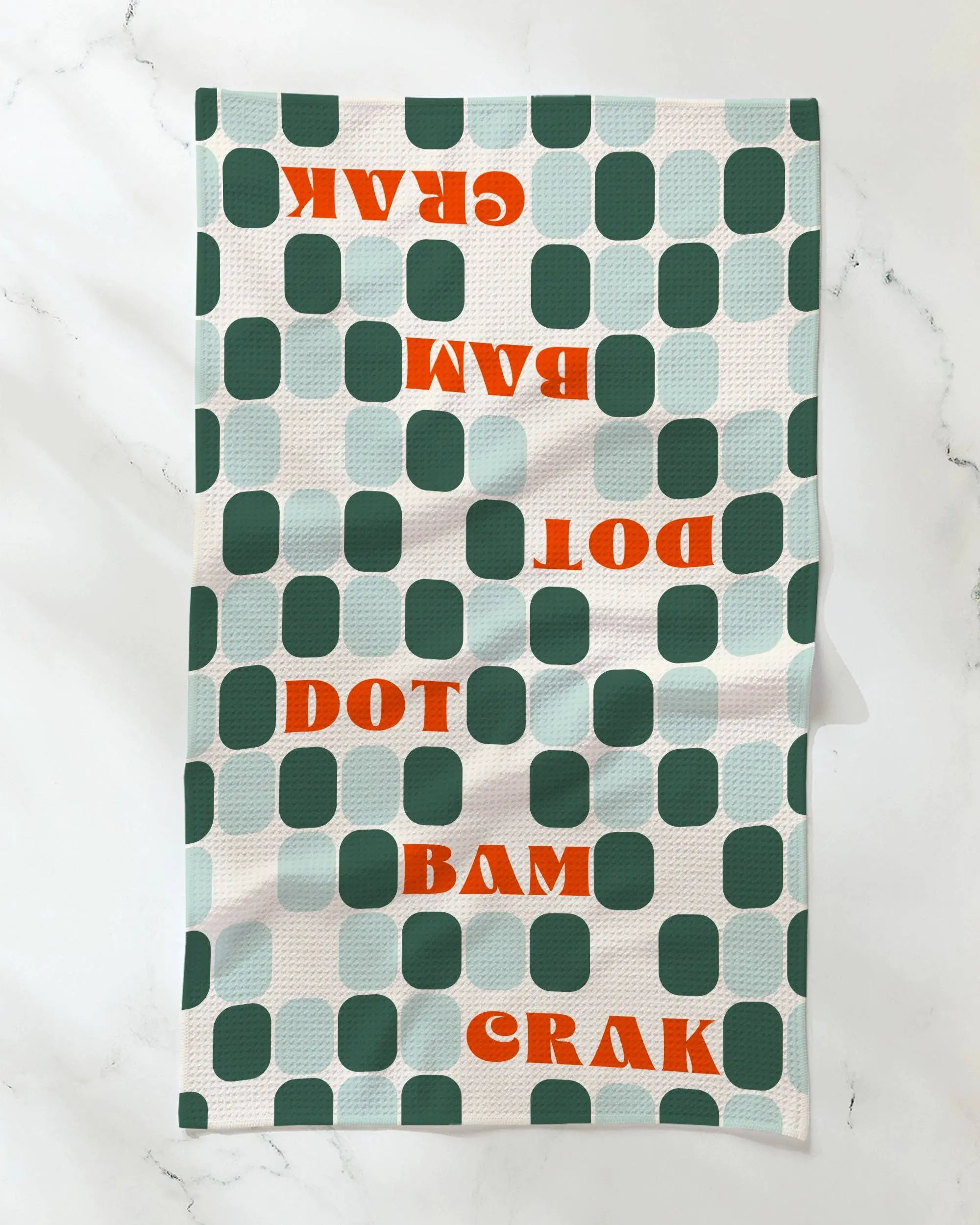Cypress Tile Talk Tea Towel