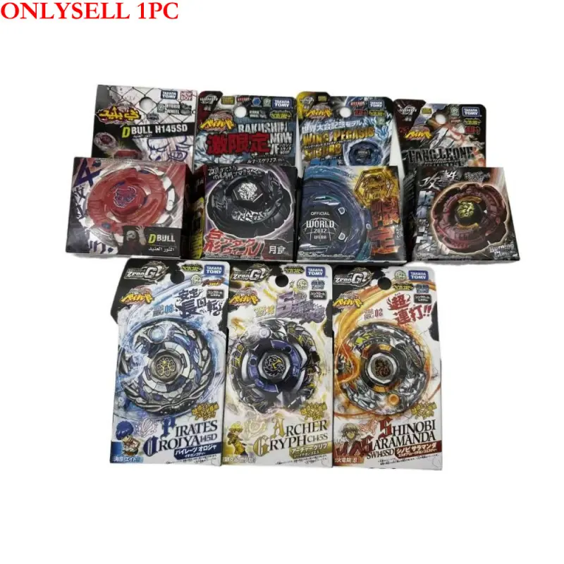 Beybladex Durable Metal Anime Design Spinning Top Set | Customizable Battle Gyro Toy for Kids 9+ Teens Collectors - High-Speed Rotation