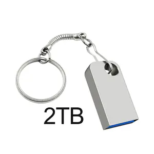 Super Mini Metal USB 3.0 Flash Drive, Waterproof USB External Memory, 128GB/512GB/2TB Portable Data Storage U Disk