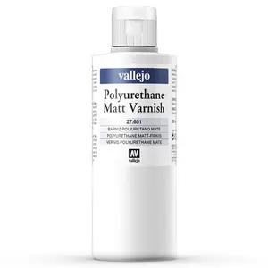 212 MAIN Acrylicos Vallejo VJP27651 Water-Based Polyurethane Matt Finish Varnish Paint - 200ml (6.8 fl oz), UV-Resistant, for Office & School Stationery Supplies