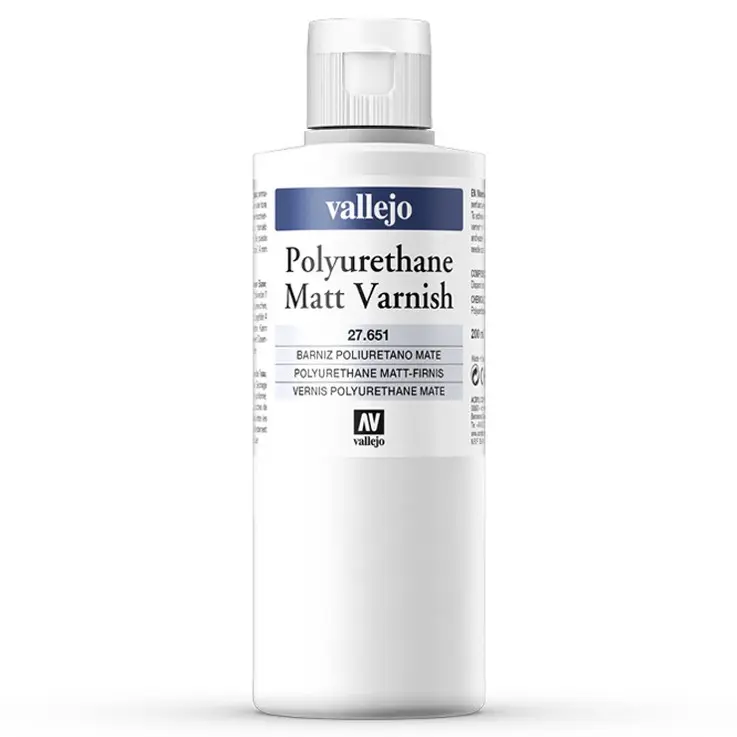 212 MAIN Acrylicos Vallejo VJP27651 200ml(6.8 fl oz) Water-Based Polyurethane Matt Varnish Paint - UV-Resistant Art Material, Art Supply for Office & School Stationery Supplies, Art Materials