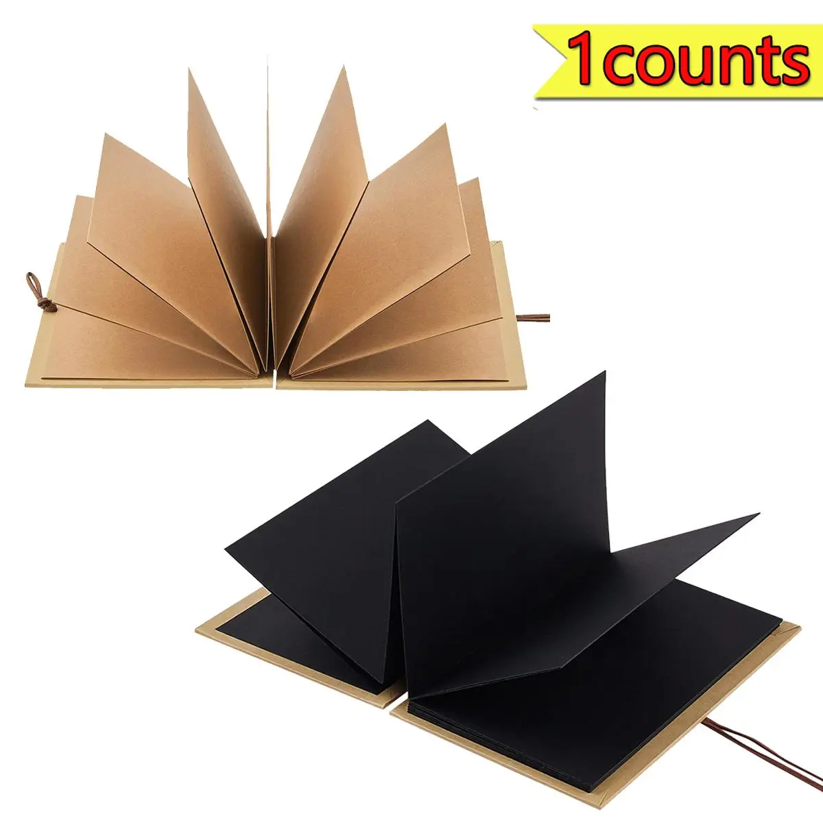 Premium Scrapbook Album Set, Scrapbook Page, DIY Photo Album, Expandable Folding Adventure Book, Leather Paper Photo Collection, Foldable Scrapbook Album, Scrap Books Album, Perfect Gift for Christmas & Holidays