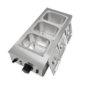 Garvee Chocolate Melting Pot with Triple Tanks | 9Lbs Stainless Steel Tempering Machine | Chocolate Warmer for Home & Bakery | Essential Chocolate Accessories for Holiday Baking