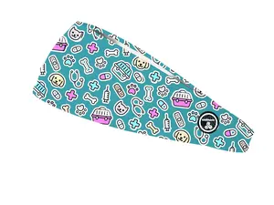 RAVEbandz The Pro - Wide Stretch Headband (Veterinarian)
