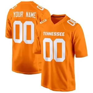 Tennessee Orange Custom Football Jersey, Personalized Name Number 00 Shirt, College Fan Jersey, Game Day Apparel, Unisex Sports Gift