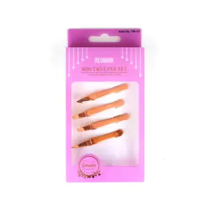 REDMINK - MINI TWEEZERS GOLD (12 PCS)