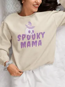 Spooky Mama Sweatshirt, Fall Halloween Gift, Maternity Pregnancy Jumper, Mama Pullover, Gift For Mom