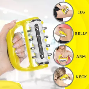 Compact Muscle Roller, Muscle Roller Stick, Muscle Relaxation Massager, Handheld Muscle Massage Tool, Handheld Body Roller, Portable Muscle Massagers, Fitness Equipment for Home Gym, Gym Accessories