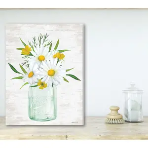 Courtside Market Spring Floral Bouquet Daisy 16x20 Canvas Wall