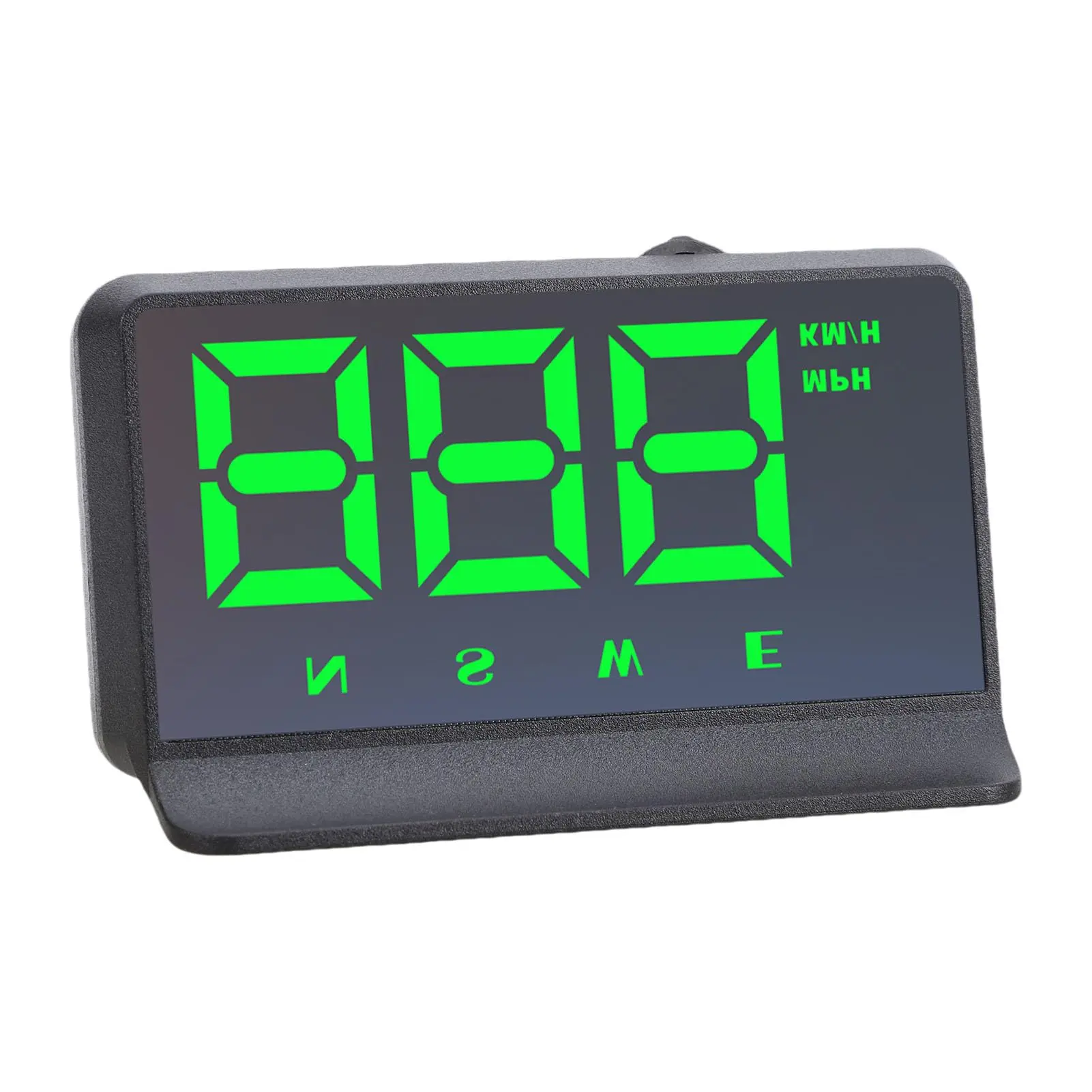 W2 GPS Speedometer HUD Projector, 5V USB Adapter Car Head-Up Display with USB Port, Plug-and-Play Auto Brightness Digital KMH Gauge, Universal Automotive Electronic Accessory for Driving Safety