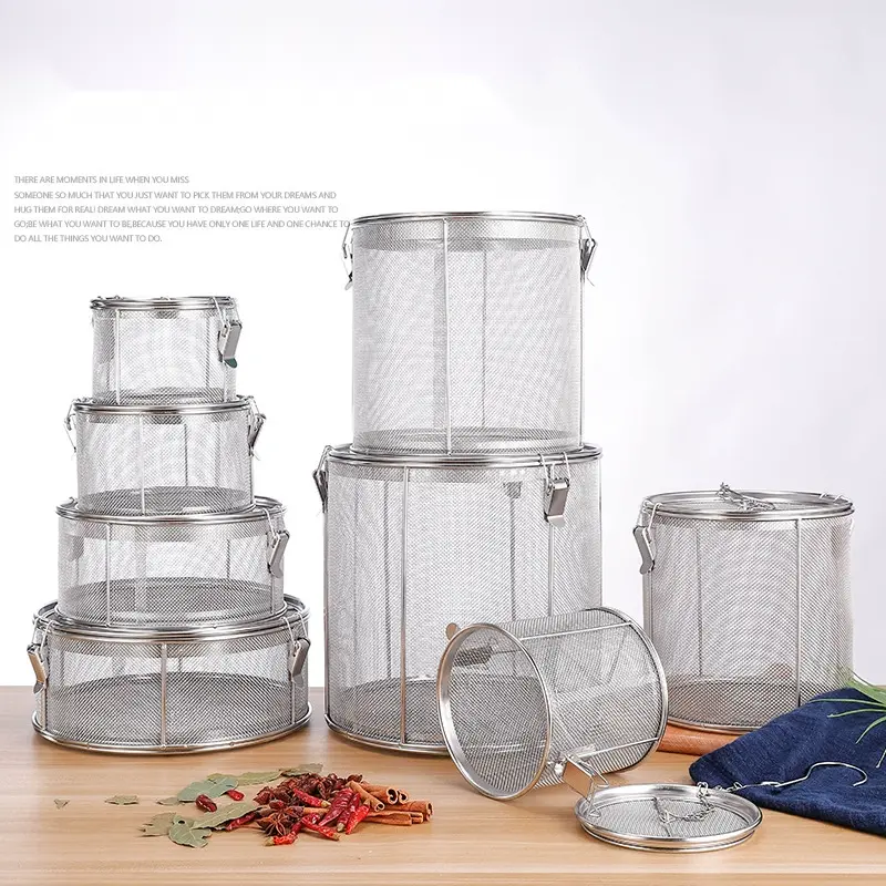 Stainless steel stew seasoning bag basket brine cage brine basket commercial soup, Home Essentials, Everyday Organization, designed for polished everyday styling, social events, special occasions, and meaningful gifting