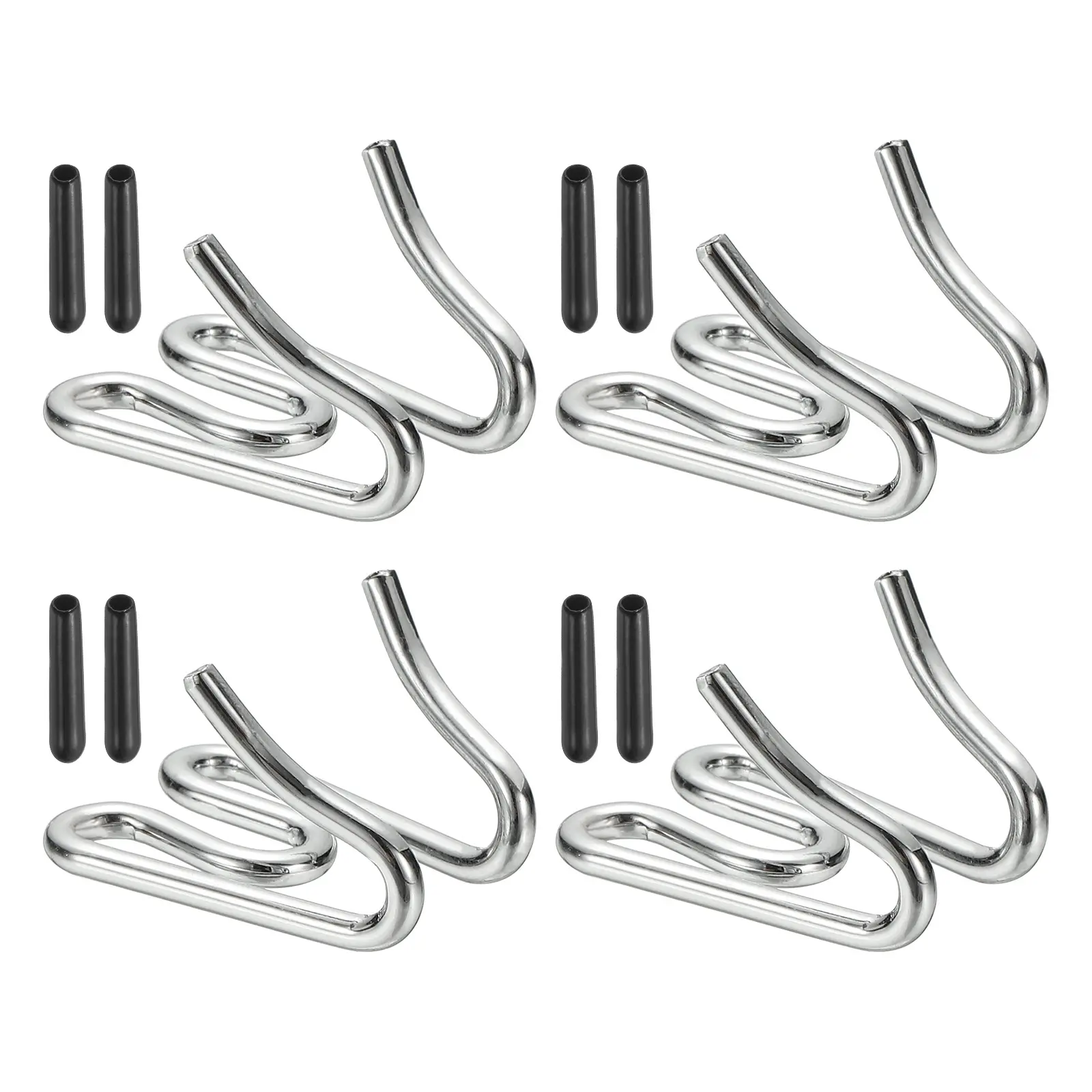 PETAXCELL Dog Collar Extra Links, Prong Collar for Pets Stainless Steel Pinch Dog Training Collar (Silver, 4sets)/ Intended for Small / Medium / Large Dogs Training