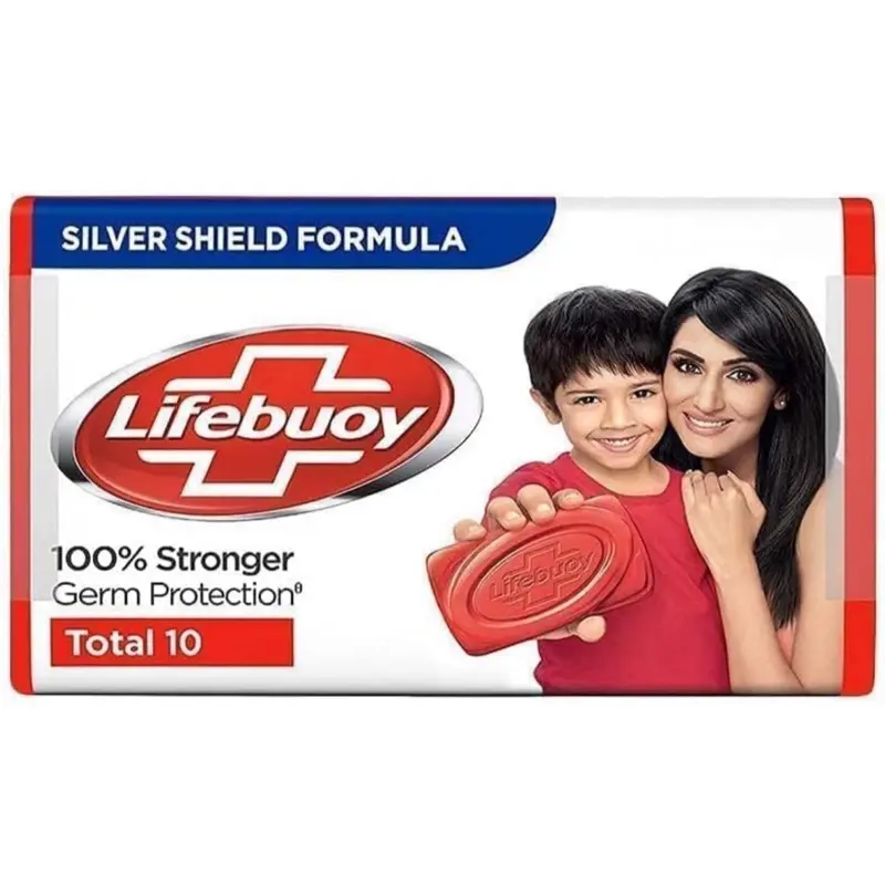 Lifebuoy Total 10 Soap Bar - 100% Stronger Germ Protection Formula