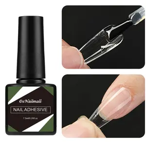 Super Strong Hold Adhesive Nail Glue, UV LED Dry Formula, Ideal for Fake Nail Tips & Acrylic Nails, Non-Flammable Liquid