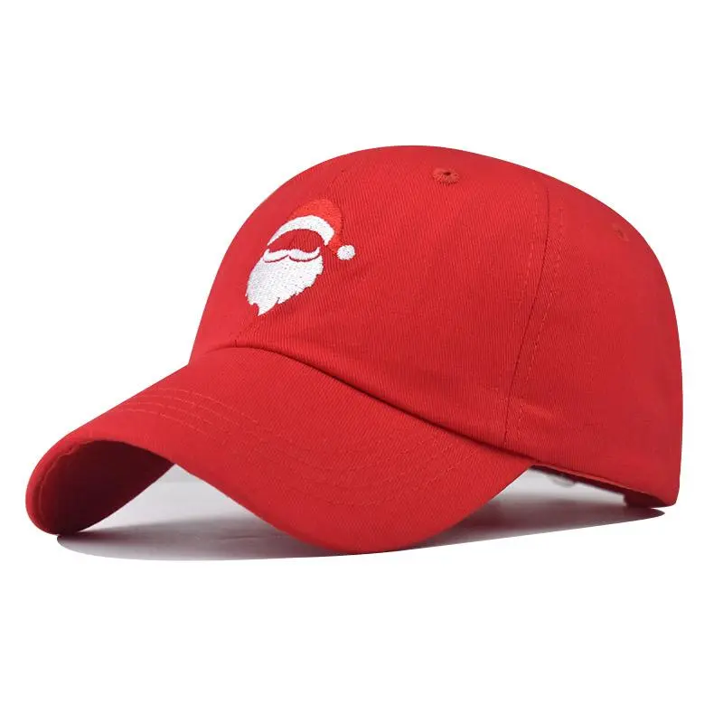 Christmas Santa Hat Embroidered Baseball Cap Cotton Dad Hat