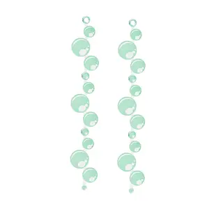 Bubble Hanging Decorations - 6 Pc.