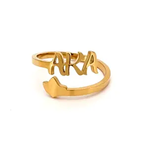 AKA Initial Ivy  Ring
