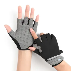 Unisex Sport Gloves for Fishing, Breathable Outdoor Hiking Gloves, Women's Sun Protection Thin Climbing Shooting Lure Running Cycling Gloves, Outdoor Sports Gloves