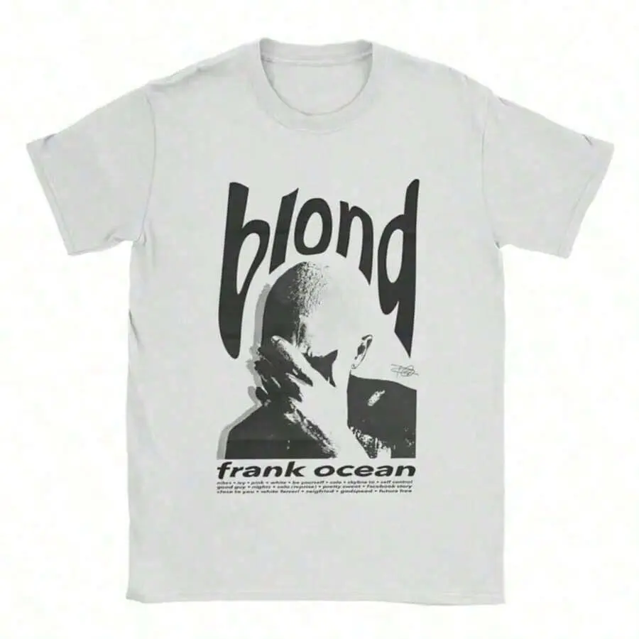 2026Fashion-Franks Rapper Ocean Women Clothing Tee Shirt Homme New In Top Short Sleeve Round Neck Printing Pullover T-Shirts  Matching  Tops,White Tops,Valentines Day Outfit,Mardi Gras,Summer Tops,  For Women,Valentine Outfits For Women