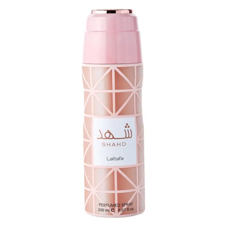 Shahd Perfumed Body Spray Deodorant by Lattafa, 200ml